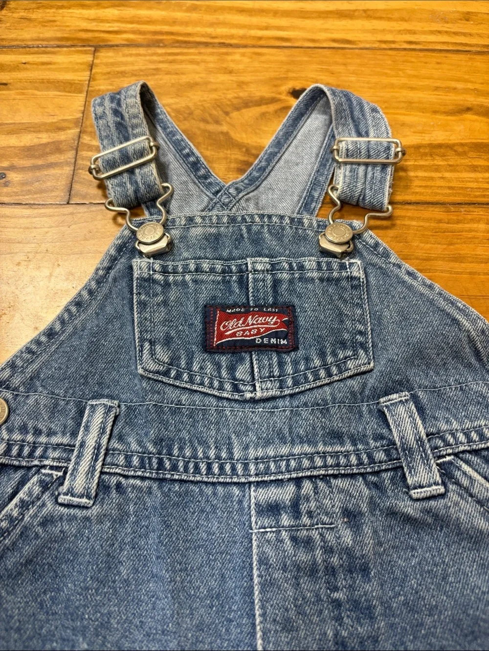 Vintage Old Navy Size 3-6 Months Denim Overalls